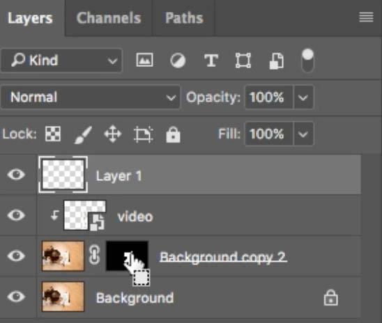 photoshop, select transparency from a layer